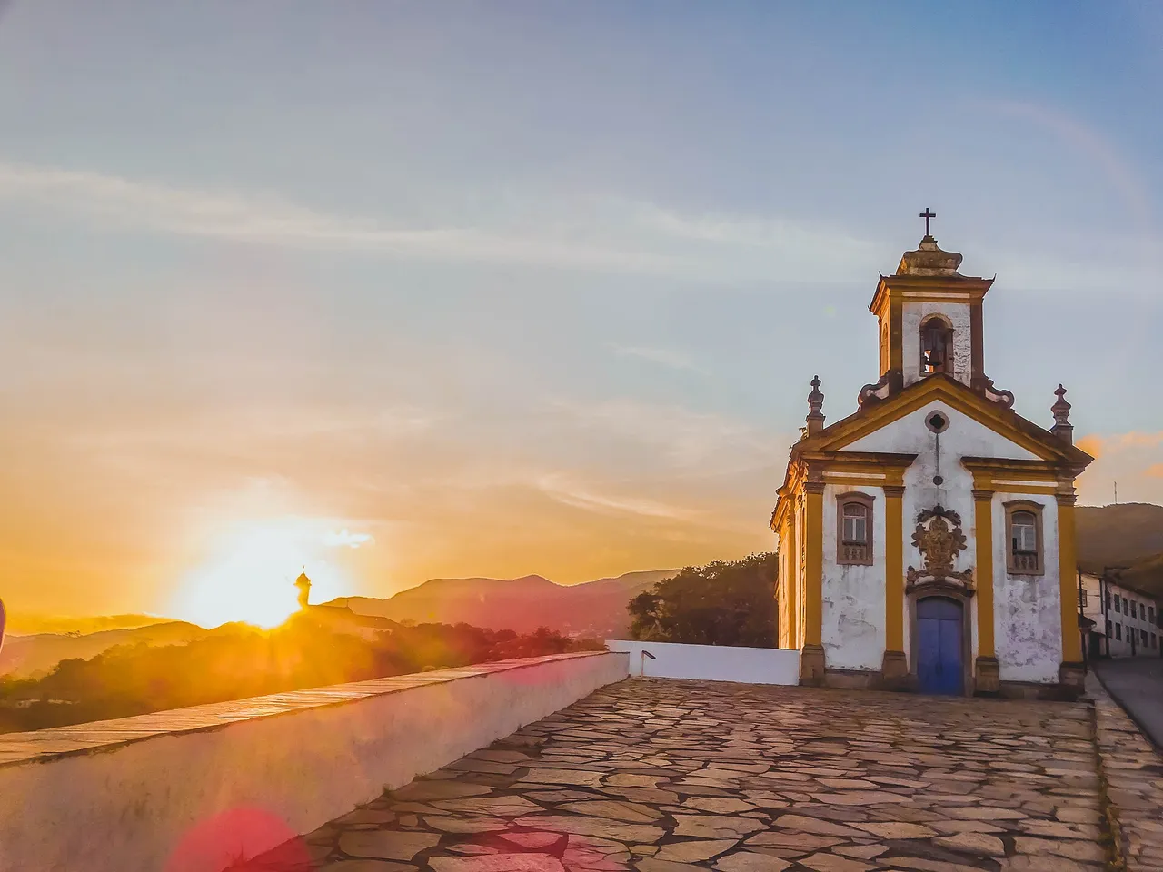 The baroque hill town of Ouro Preto in Minas Gerais
