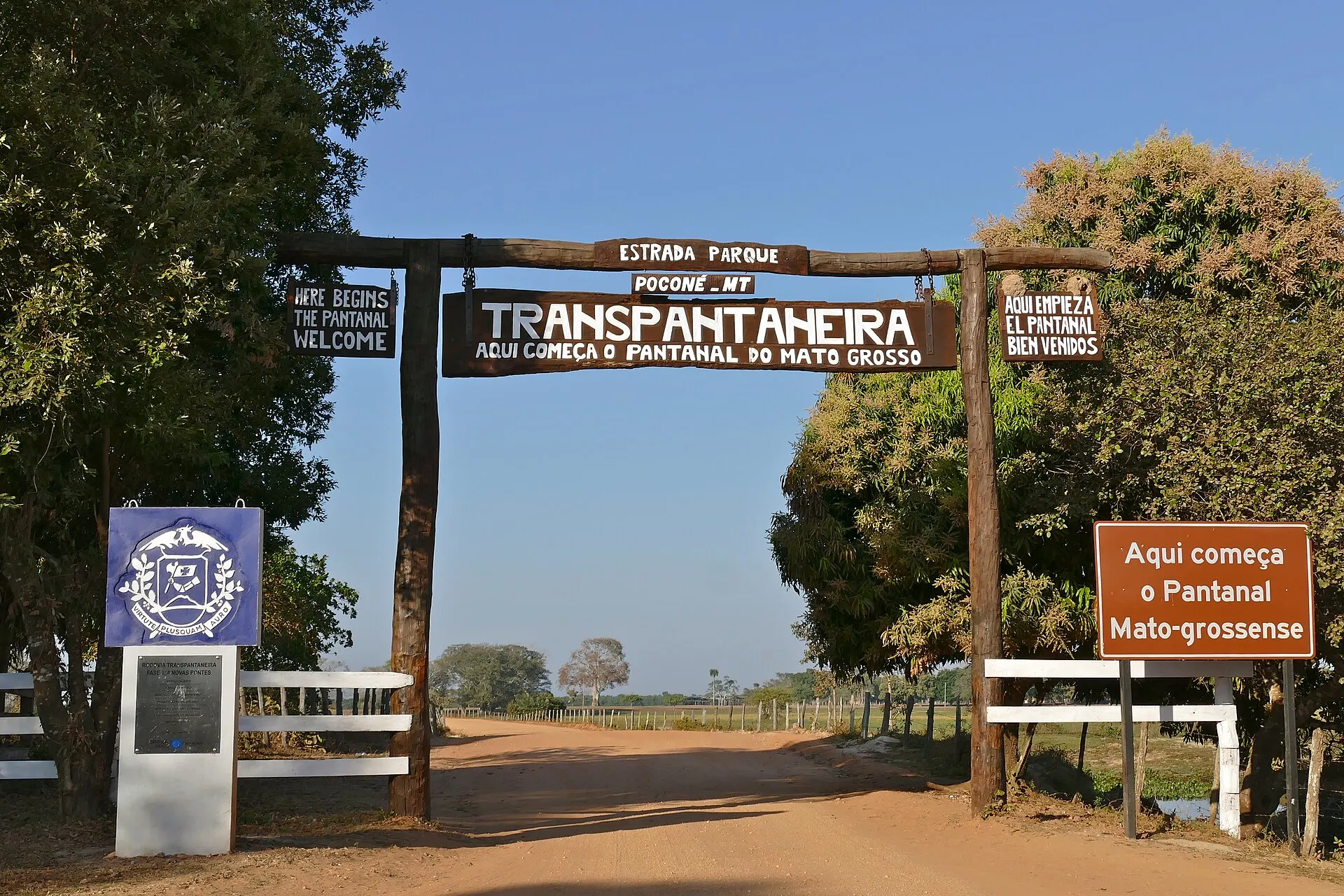 The gateway to the Pantanal wetlands