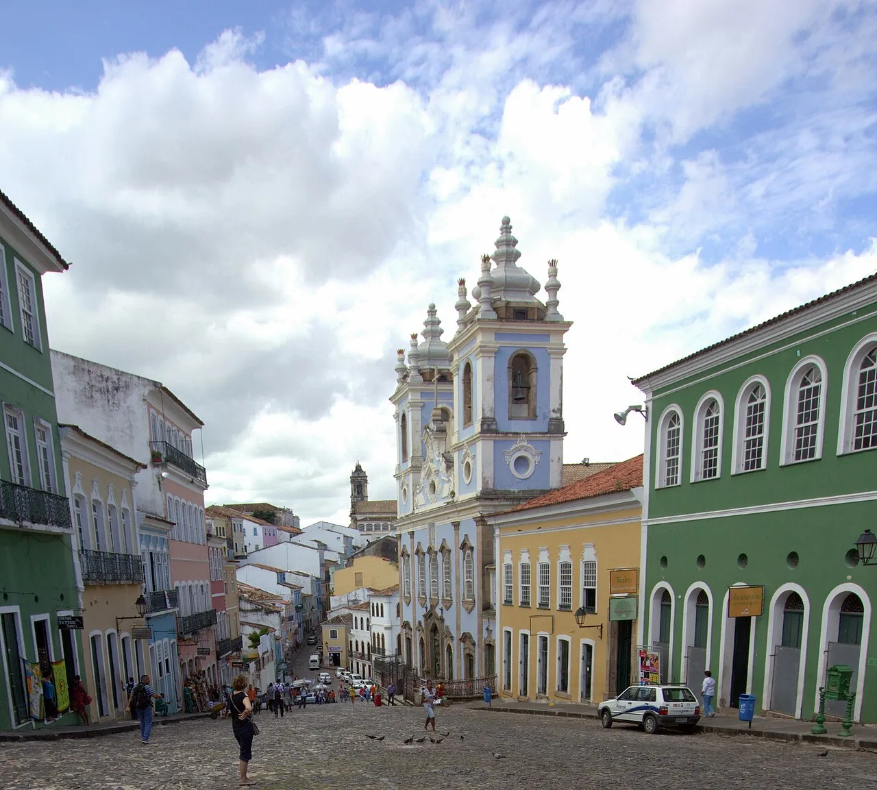 The Largo do Pelourinho square in Salvador