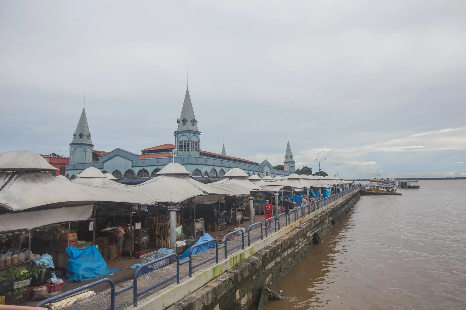 The Ver-o-Peso market on the waterfront in Belém