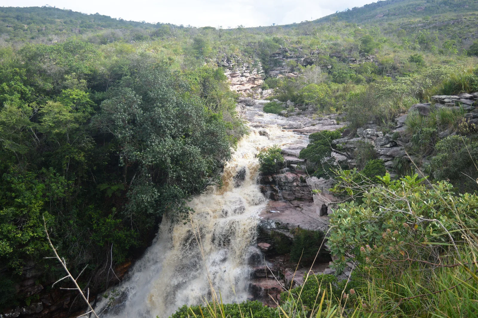 A waterfall in the Chapada Diamantina national park