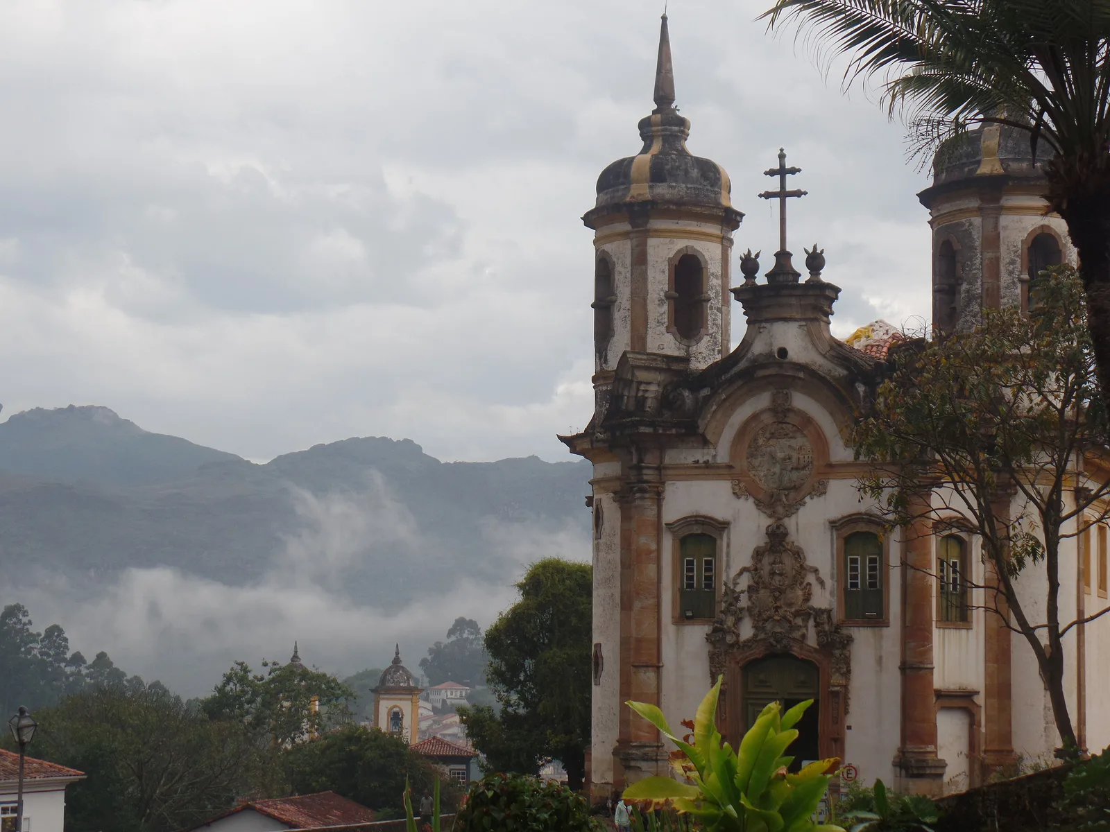 The church of São Francisco de Assis in Ouro Preto at dusk